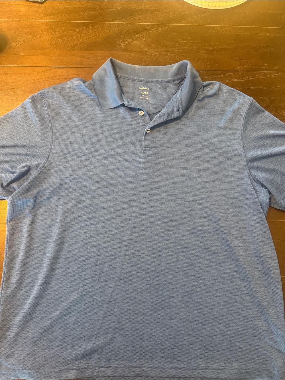 Haggar Men's Light Heather Blue Polo